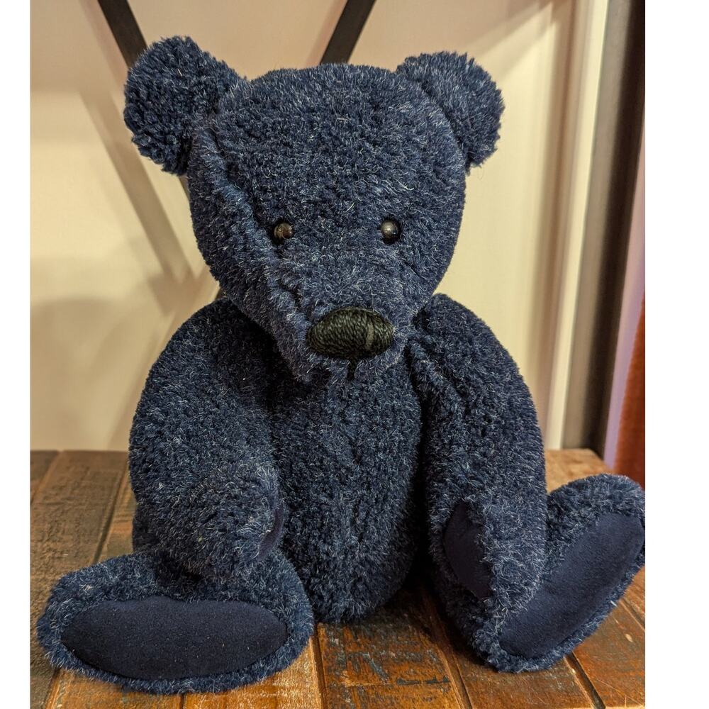 Homemade Blue Teddy Bear
